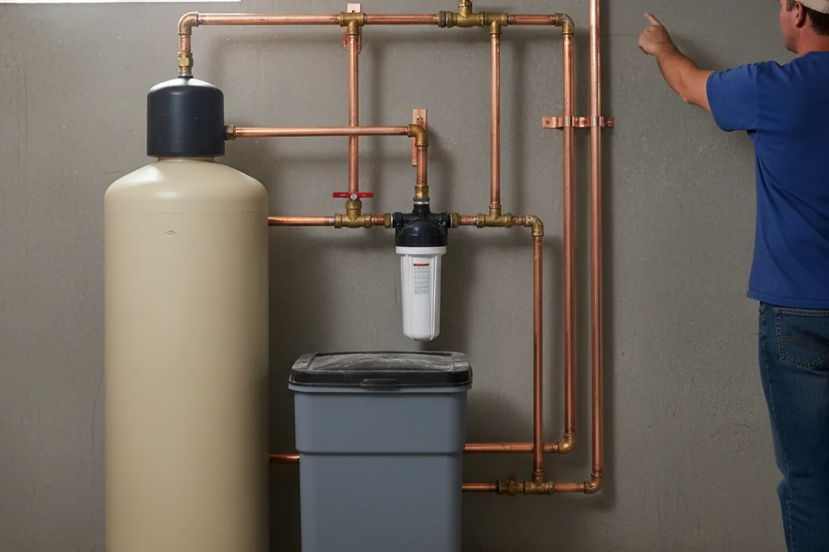 Whole-house water treatment system installed in Van Buren